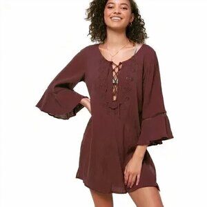 O'Neill Salt Water Solids Long Sleeve Dress